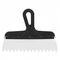 Шпатель малярный зубчатый 250мм (6х6) KORVUS на сайте Стройсервис
