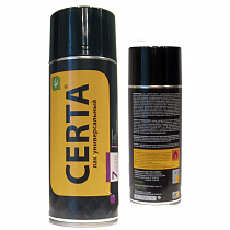 CERTA лак термостойкий до 300°С полуглянцевый, влагостойкий, прозрачный (аэрозоль) на сайте Стройсервис
