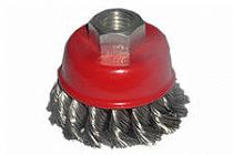 Щетка крацовка "чашка" 125мм крученая Матрикс на сайте Стройсервис
