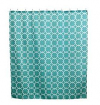 Занавеска для ВК 180х180см Loft Аквамарин PR180180025 (Полиэстер, 12 пласт.колец) MySpace на сайте Стройсервис
