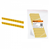 Маркер наборный - символ "C" желтый 4 мм2 (100 шт.) TDM на сайте Стройсервис
