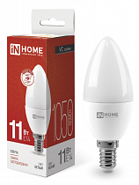 Лампа светодиодная LED-СВЕЧА-VC 11Вт нейтр. бел. 230В 4000К IN HOME на сайте Стройсервис
