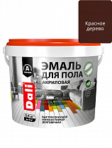 Эмаль для пола акриловая Красное дерево 0,9л DALI  на сайте Стройсервис
