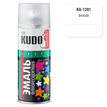 Эмаль флуоресцентная 520мл белая KU-1201 KUDO на сайте Стройсервис
