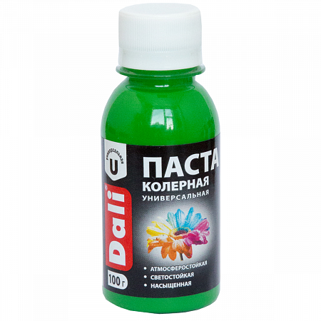 "DALI" паста колерная 0,1 кг (зеленое яблоко) на сайте Стройсервис
