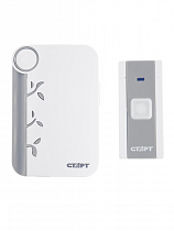 Звонок беспроводной СТАРТ 003 80м, 36 мелодий, индикатор, 3 ур.громкости на сайте Стройсервис
