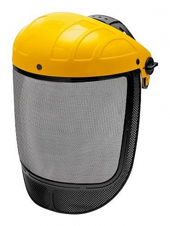 Щиток защитный с сеткой НС-01 "Косарь" увеличенный экран на сайте Стройсервис
