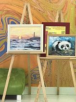 Подставка из липы напольная для картин 1500*600*800 на сайте Стройсервис
