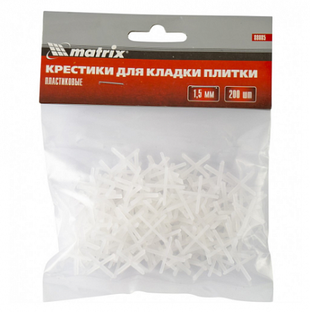 Крестики для кафеля 1,5мм  (200шт./упак.) MATRIX на сайте Стройсервис
