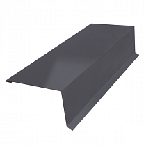 Планка ветровая/торцевая 120мм*100мм*2м  RAL 7024 Серый графит на сайте Стройсервис
