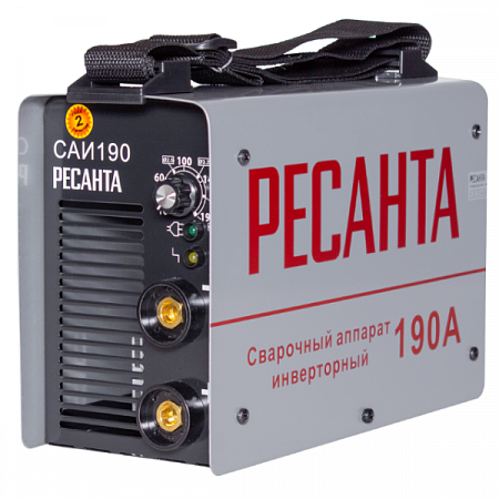 Сварочный аппарат инверторный САИ 190 65/2 Ресанта на сайте Стройсервис
