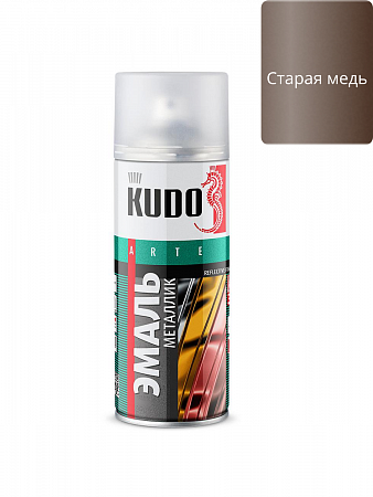 Эмаль универсальная металлик REFLECTIVE FINISH старая медь 520мл KU-1031 KUDO на сайте Стройсервис
