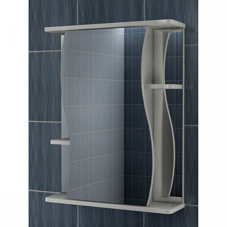 Шкаф-зеркало Alessandro 3-550 белый VIGO (1)