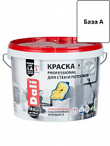 Краска интерьерная PROFESSIONAL 9 л база А, DALI на сайте Стройсервис

