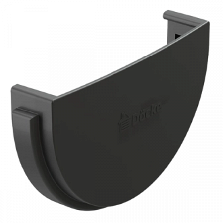 Docke STANDARD Заглушка желоба (Серый 7024) 120мм на сайте Стройсервис
