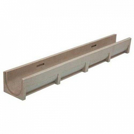 Лоток водоотводный Gidrolica®PolyStandart ЛВ-10.14.13 полимербетонный на сайте Стройсервис
