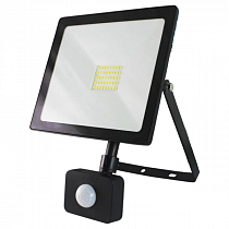 Прожектор светодиодный 50Вт IP65 6500К черный с датч. движ. СДО-04-050Н-Д Народный ТДМ на сайте Стройсервис
