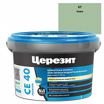 Затирка Церезит CE 40 Aquastatic киви, 2кг на сайте Стройсервис
