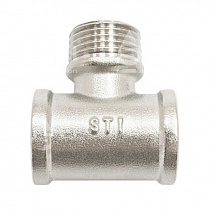 Тройник латунь 3/4" ВР/НР/ВР никел. на сайте Стройсервис
