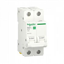 Выключатель автоматический модульный 2п C 20А Resi9 6кА R9F12220 Schneider Electric на сайте Стройсервис
