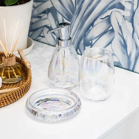 Стакан д/зубных щеток ВаннДерГласс, стекло, цвет 