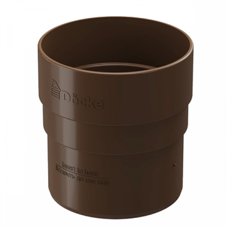 Муфта соединительная Docke STANDARD 80мм Светло-коричневый на сайте Стройсервис
