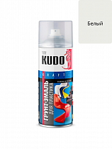 Грунт  Эмаль аэрозольная для пластика KUDO белый 520мл  на сайте Стройсервис
