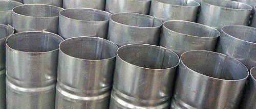 Труба водосточная д-110мм *1м Цинк на сайте Стройсервис
