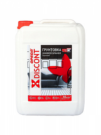 Грунтовка "ОРЕОЛ" универсальная с антисептиком водно-дисперсионная полиакриловая "ДИСКОНТ" 5 кг на сайте Стройсервис
