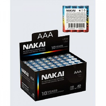 Батарейка LR 6 NAKAI Hi-Tech б/б 4S 40box на сайте Стройсервис
