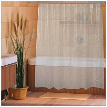 Занавеска для ВК 180х180см Flora PC180180001 (PVC, 12 пласт.колец) MySpace на сайте Стройсервис
