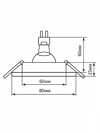 Светильник светодиодный ИВО-50w 12в G5.3 точечный белый DL10 15109 FERON (2)