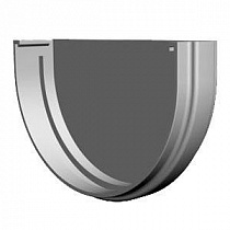 Заглушка желоба Цинк D 125 на сайте Стройсервис
