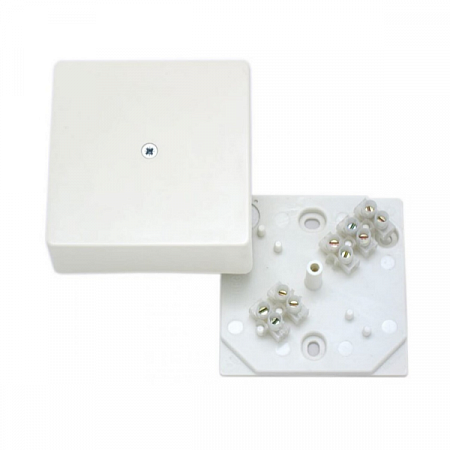 Коробка распред. ОП 75*75*30мм с клемм.бел. HEGEL КРК2702 на сайте Стройсервис
