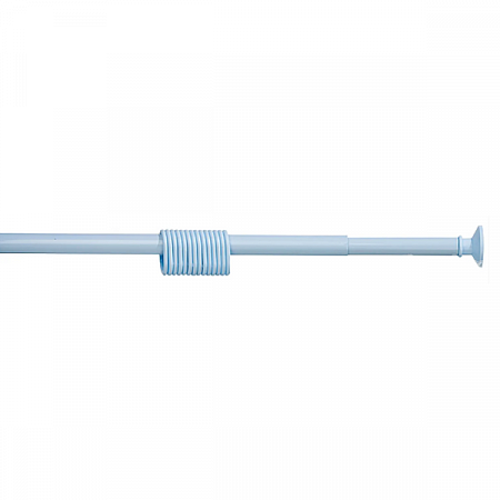 Карниз д/ванной телескопический 1,1-2,05м голубой Мультипласт/Умничка  на сайте Стройсервис
