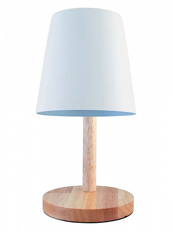 Светильник настольный СТ83 40W E27 металл/дерево/резина белый 19595 СТАРТ (3)