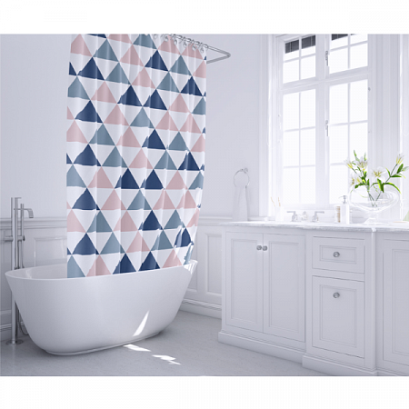 Штора для ванной комнаты FIXSEN SIMPLE FX-1504