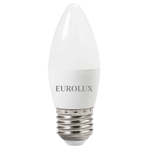 Лампа светодиодная LL-E-C37-6W-230-2,7K-E27 (тепл.) свеча Eurolux на сайте Стройсервис

