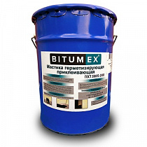 Мастика герметизирующая и приклеивающая 10кг BITUMEX