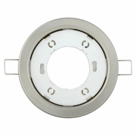 Светильник GX53 встраив. точечный матов. хром.  на сайте Стройсервис
