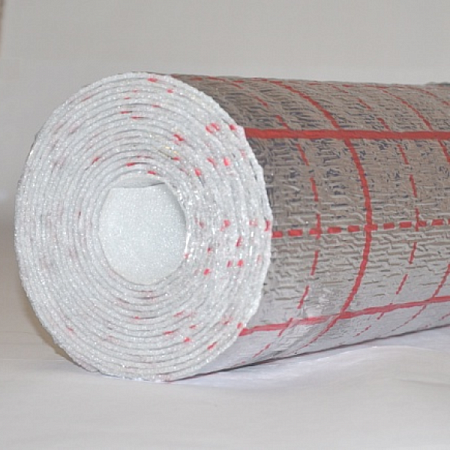 Подложка для системы ТЕПЛЫЙ ПОЛ с РАЗМЕТКОЙ 5мм, 15 кв.м.2GLOBEX на сайте Стройсервис
