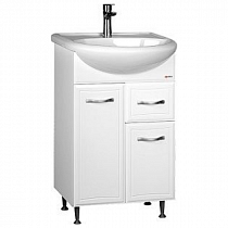 Тумба под умывальник "Эрика 55" Идеал с 1 верхним ящиком В1 Домино DI44091T на сайте Стройсервис
