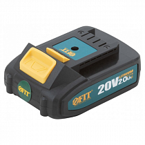 БАТАРЕЯ АККУМУЛЯТОРНАЯ 20 В; li-ion; 2,0 Ач; 0,4 кг ; индикатор заряда; коробка на сайте Стройсервис
