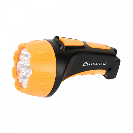 Фонарь LED 3807 (аккум 220В черн/жел. 7 LED; 2 режима SLA пласт. короб) Ultraflash 9216 на сайте Стройсервис
