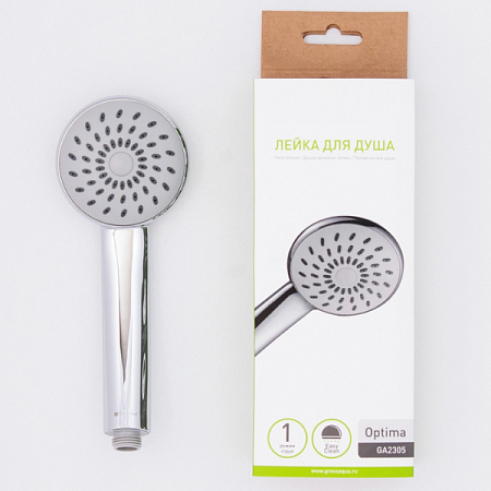 Лейка для душа GROSS AQUA Optima 1 режим GA2305