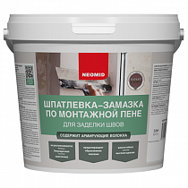 Шпатлевка NEOMID по монтажной пене 1,4кг  (1/12) на сайте Стройсервис
