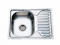 МОЙКА POTATO P84858 R  нерж  ВРЕЗ С ПЛЯЖ  глянц на сайте Стройсервис
