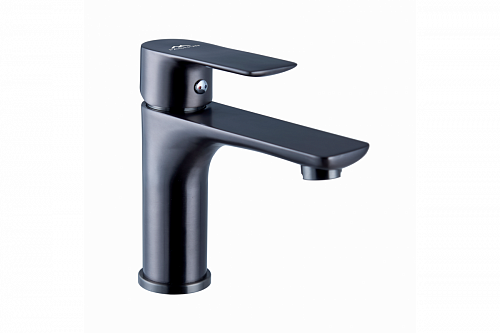 Смеситель для умывальника FASHUN D35 A51119-17 графит нерж. сталь на сайте Стройсервис
