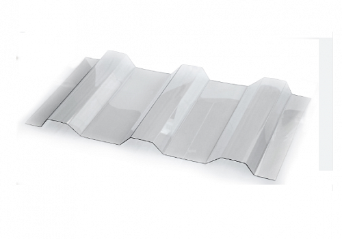 Поликарбонат МПК-20 Профилированный SafPlast   Novatro    0,8 мм, 1,15м * 2,0м Прозрачный  на сайте Стройсервис
