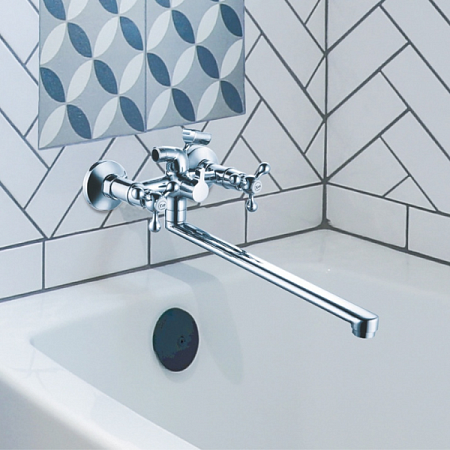 Смеситель для ванны GROSS AQUA Yota 7088039C-35L(F)